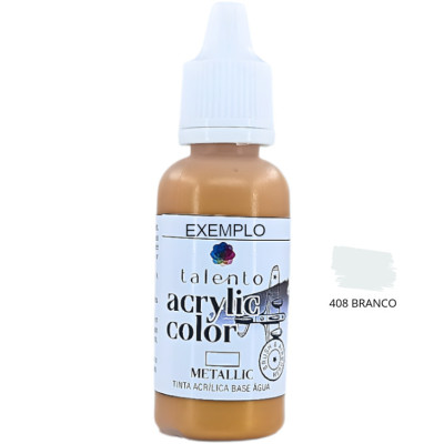 [TALENTO] 0408 Branco Metálico 20ml