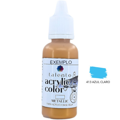 [TALENTO] 0413 Azul Claro Metálico 20ml