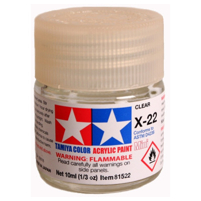 [TAMIYA] Verniz X-22 Gloss Clear 10ml
