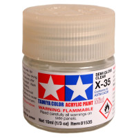 [TAMIYA] Verniz X-35 Semi Gloss Clear 10ml