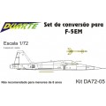 [DUARTE] Set conversão F-5EM Tiger II Escala 1/72 - Resina