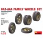 [MINIART] GAZ-AAA Family Wheels Set Escala 1/35