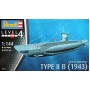 [REVELL] German Submarine Type II B (1943) Escala 1/144