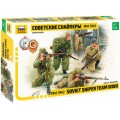 [ZVEZDA] 1941-1943 Soviet Sniper Team WWII Escala 1/35